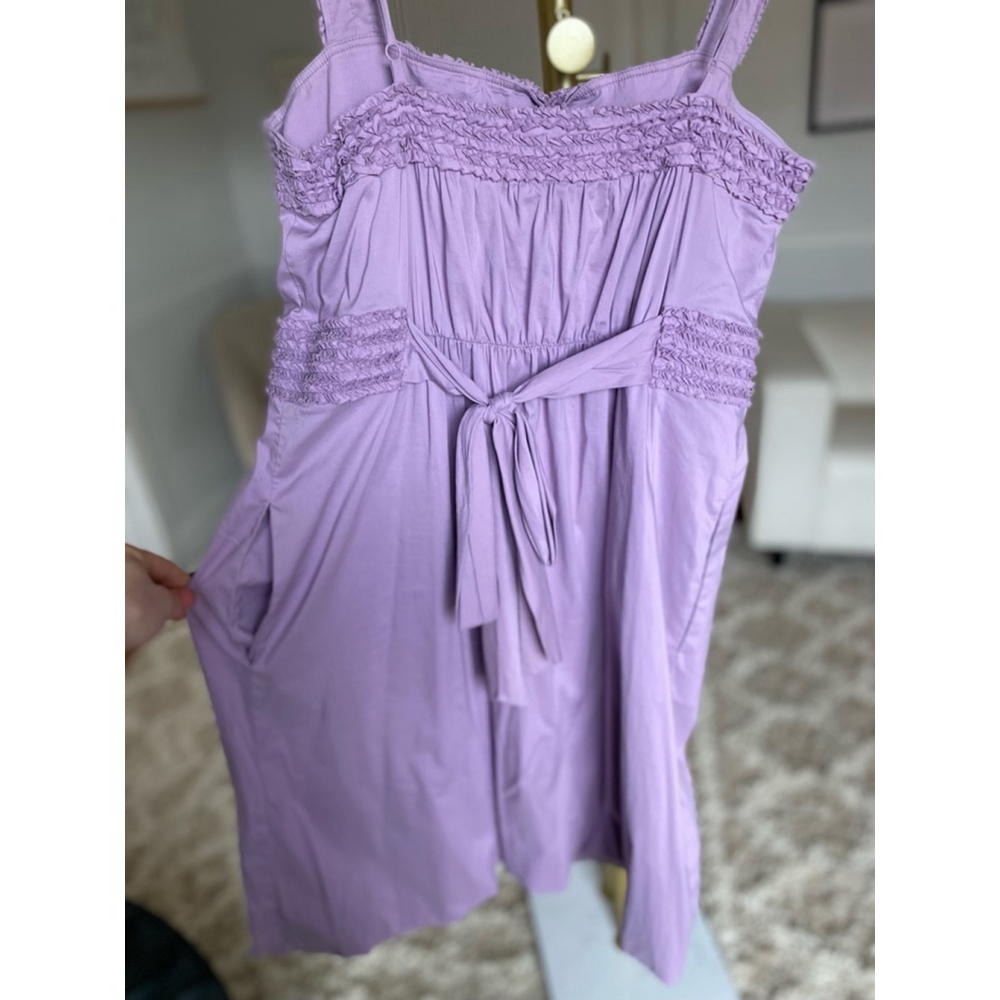 BCBGMaxAzria Lavender Sleeveless Midi Dress - Picture 3 of 9